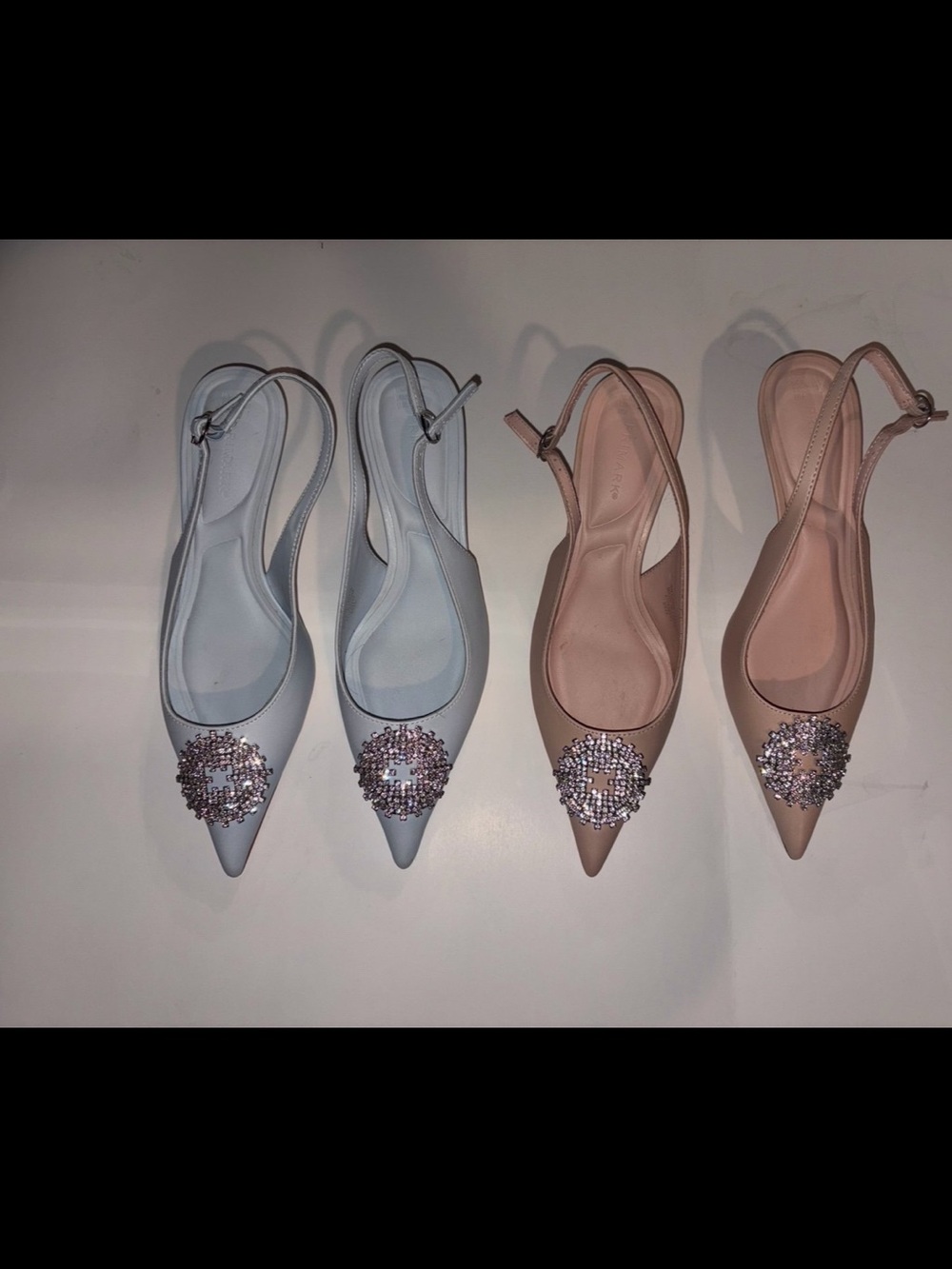 Kitten heels Primark size 7 Women's Pointed Toe Embellished - Picture 2 of 6